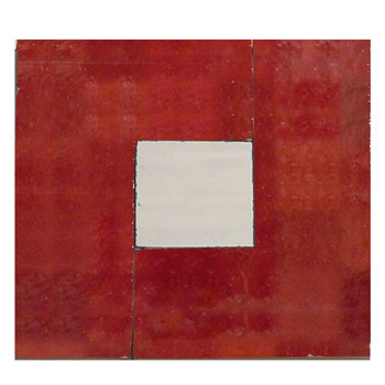 Mosaic House Moroccan tile Midi LXL 7-1 White,   Red,    solid zellige, mosaic, zellij, field, pattern, glaze, simple, classic 